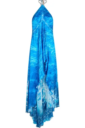 Roberto Cavalli Kleid mit abstraktem Print