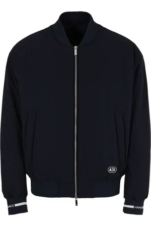 Armani Exchange Bomberjacke mit Logo-Applikation
