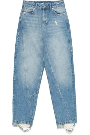 Halfboy Boyfriend-Jeans im Distressed-Look