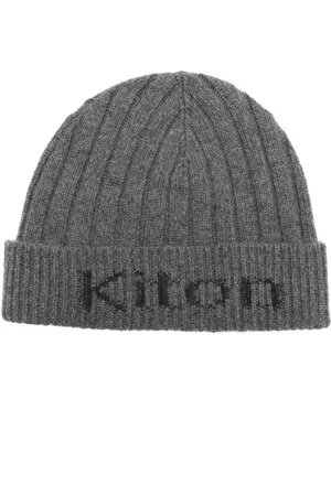 Kiton Intarsien-Mütze aus Kaschmir
