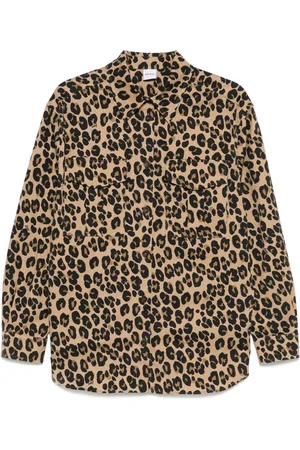 Aspesi Hemd mit Leoparden-Print