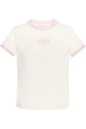 Barrie T-Shirt aus Kaschmir mit Logo-Verzierung
