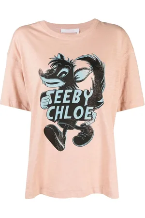 See by Chloé T-Shirt mit grafischem Print