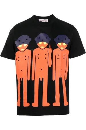 WALTER VAN BEIRENDONCK T-Shirt mit Alien-Print
