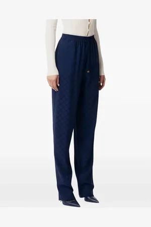 Elisabetta Franchi Hose aus Rautenjacquard