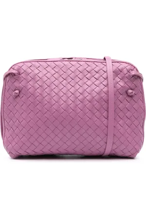 Bottega Veneta 2012-2024 mittelgroße Intrecciato Nodini Umhängetasche aus Nappaleder