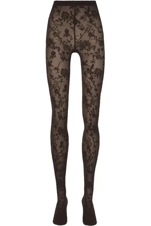 Wolford Strumpfhose mit Blumenmotiv