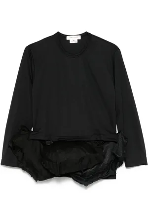 Comme des Garçons Top mit gepolstertem Saum