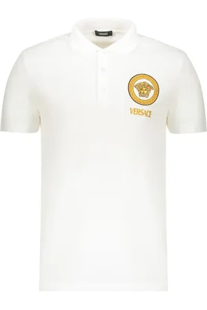VERSACE Poloshirt mit Logo-Stickerei