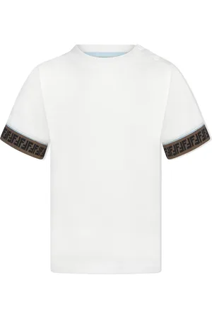 Fendi T-Shirt mit Logo-Streifen