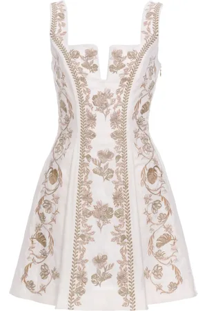 Agua by Agua Bendita Kleid mit Stickerei