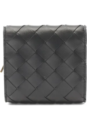 Bottega Veneta 2020 Intrecciato Portemonnaie mit Klappe