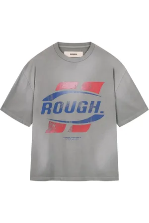 ROUGH. T-Shirt mit Logo-Print