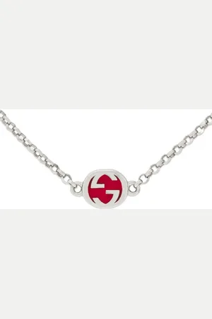 Gucci Halskette aus Sterlingsilber mit GG