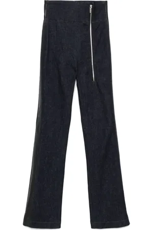 MITILIANE COUTURE Jeans mit Lederbesatz