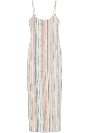 Missoni Gestreiftes Lurex-Kleid