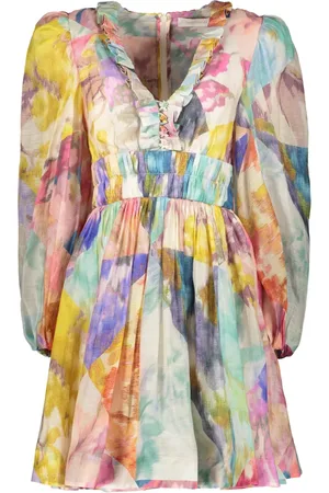 ZIMMERMANN Minikleid mit Batikmuster
