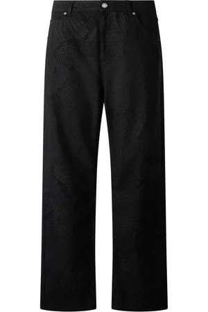 Roberto Cavalli Hose mit Python-Print