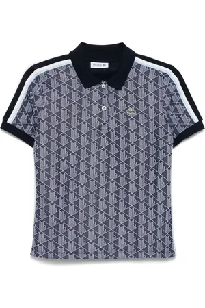 Lacoste Poloshirt mit Monogramm-Jacquard