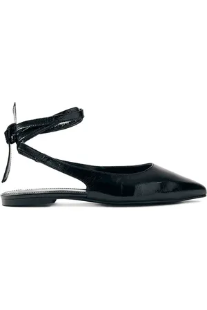 ALOHAS Spitze flache Schuhe mit Knöchelriemen