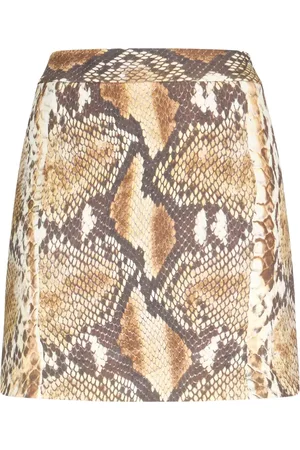 Roberto Cavalli Rock mit Schlangen-Effekt