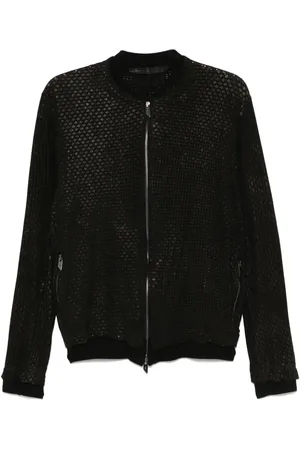 SALVATORE SANTORO Jacke mit Lochmuster