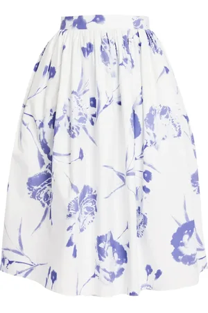 Erdem Rock mit Blumen-Print