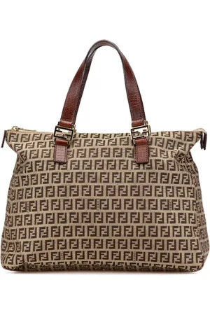 Fendi 2000-2010 Zucchino Canvas Tote Bag