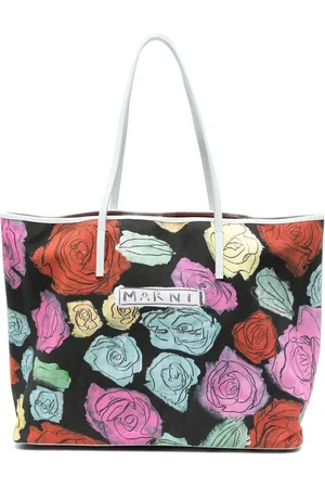 Marni Shopper mit Blumen-Print