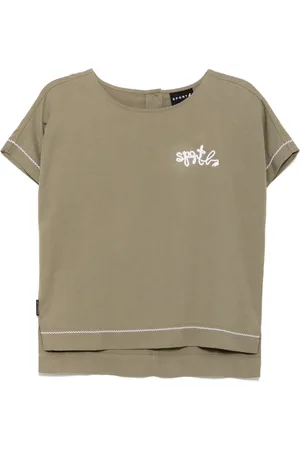 AGNÈS B. T-Shirt mit Logo-Stickerei