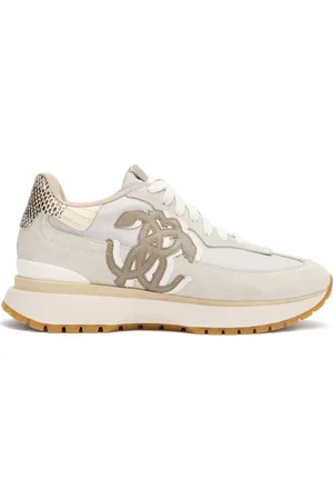 Roberto Cavalli Sneakers mit Ledereinsätzen