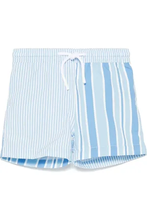 PATACHOU Gestreifte Badeshorts