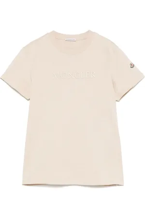 Moncler T-Shirt mit Logo-Stickerei