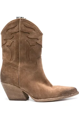 Elena Iachi Stiefel aus Wildleder 60mm