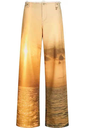 Roberto Cavalli Hose mit grafischem Print