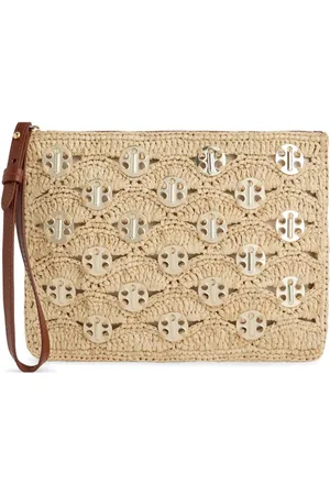 Paco rabanne Clutch mit Lurex-Detail