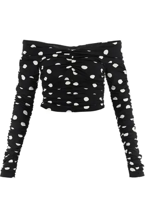 MAGDA BUTRYM Gepunktetes Cropped-Top