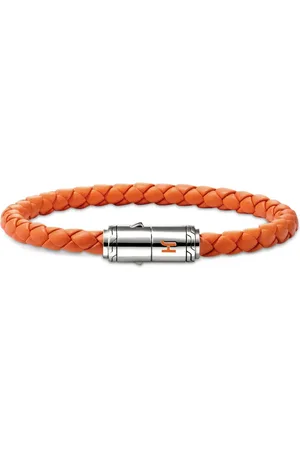 John Hardy Geflochtenes Lederarmband