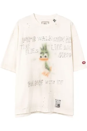 Maison Mihara Yasuhiro T-Shirt im Distressed-Look