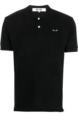 Comme des Garçons Poloshirt mit Logostickerei