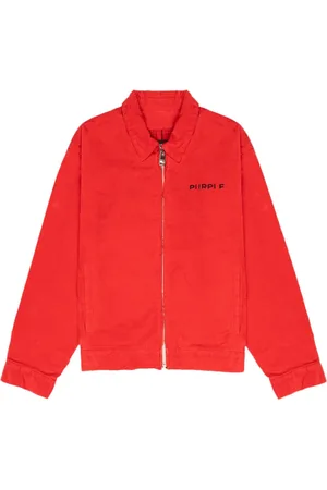 Purple Brand Cordjacke mit Stickerei
