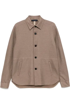Harris Wharf London Hemdjacke mit Knopfleiste