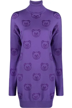 Moschino Strickkleid mit Logo