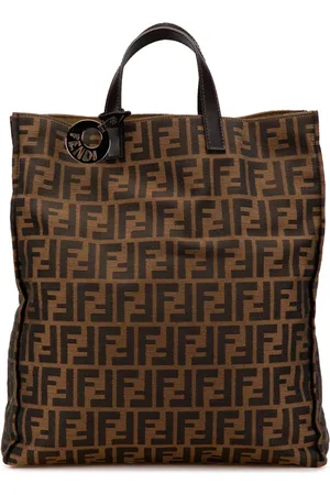 Fendi 2010-2024 Zucca Shopping Tote Bag aus Canvas