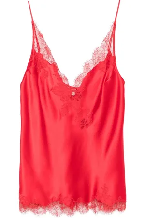 CARINE GILSON Camisole-Top mit Spitze