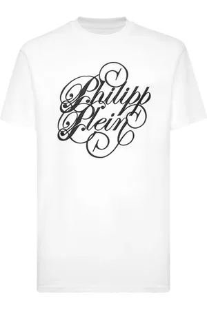 Philipp Plein T-Shirt mit Plein Coursive-Stickerei