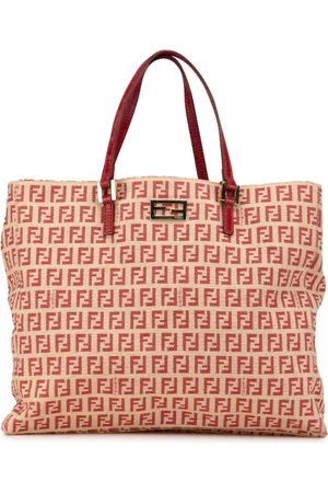 Fendi 2000-2010 Zucchino Canvas Tote Bag