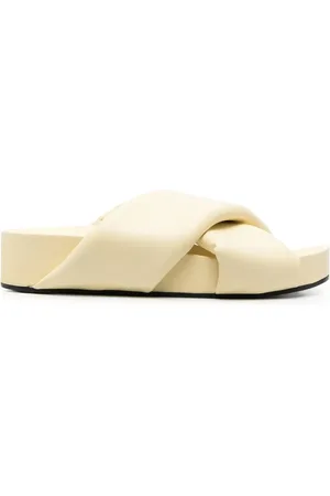 Jil Sander Sandalen mit überkreuzten Riemen