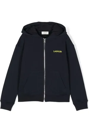 Lanvin Kapuzenjacke mit Logo-Stickerei