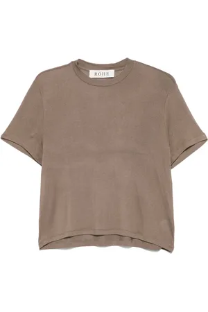 Rohe T-Shirt aus Jersey